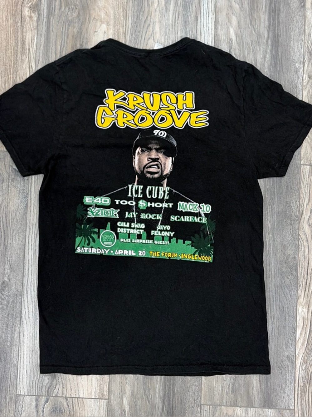 Krush Groove Ice Cube Rap Tee Krush Groove Festival T-Shirt